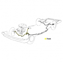 Steel Brake Line KitFront Axle - 1963-64 Ford Car