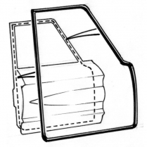Door Seal Kit - 4 Door Sedan - Front Door - 1963-64 Ford Galaxie