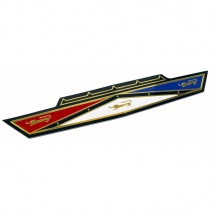 Hood Pull Grille Emblem Insert - 1963 Ford Car  