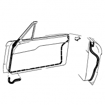 Door Seal Kit - Falcon - Hardtop & Convertible - 1963-65 Ford Car