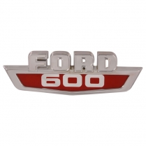 Hood Side Name Plate - "600" - 1963-66 Ford Truck