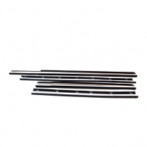 Door & Quarter Window Glass Anti-Rattler Kit - Hardtop/Fastback - Galaxie - 1965-66 Ford Car  