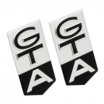 Fender Emblem Inserts - Aluminum - "GTA" - 1966 Ford Car  