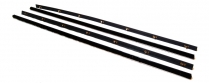 Door & Quarter Window Glass Anti-Rattler Kit - 2 Door Sedan - Fairlane & Falcon - 1966-70 Ford Car  