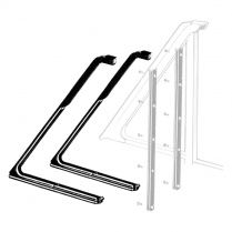 Vent Window Rubber Seals - Fairlane - Hardtop & Convertible - 1966-67 Ford Car