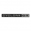 Cyclone Fender Emblem Insert - 1966 Mercury Comet