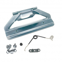 Rear License Plate Bracket and Spring Kit - Zinc Plated - 1966-77 Ford Bronco