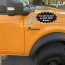 Fender Emblem - Satin Black - "Bronco" - 1966-77 Ford Bronco, 2021-23 Ford Bronco