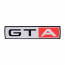 Fender Emblem Inserts - Aluminum - "GTA" - 1967 Ford Car