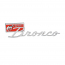 Fender Emblem - Chrome w/Red - "Bronco Sport" - 1967-77 Ford Bronco