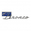 Fender Emblem - Chrome w/Blue - "Bronco Sport" - 1967-77 Ford Bronco