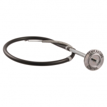 Heater Temp Control Bezel and Cable - 1968-72 Ford Bronco