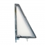 Vent Window Assembly - Left Hand - Chrome - 1966-77 Ford Bronco