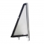 Vent Window Assembly - Left Hand - Black - 1966-77 Ford Bronco