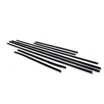 Door & Quarter Window Glass Anti-Rattler Kit - Hardtop/Fastback - Galaxie - 1969-70 Ford Car  