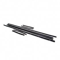 Door & Quarter Window Glass Anti-Rattler Kit - 2 Door Notchback - Galaxie - 1969-70 Ford Car  