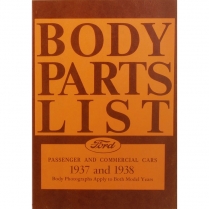 FORD BODY PARTS LIST CATALOG