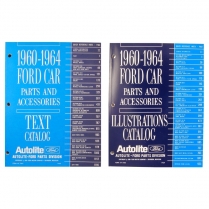 Book - Chassis Parts & Accessories Book - 1960-64 Ford Car  