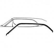 Roof Rail Seals - Hardtop (Notchback) & Fastback - 1970-71 Ford Fairlane and Torino