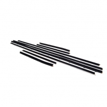 Door & Quarter Window Glass Anti-Rattler Kit - Convertible - Galaxie - 1971-72 Ford Car