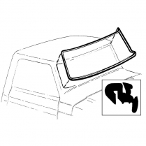Windshield Seal - with Groove for Chrome - 1973-79 Ford Truck