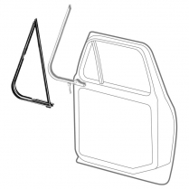 Vent Window Rubber Seals - Right Side - 1973-79 Ford Truck, 1978-79 Ford Bronco