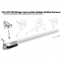 Cab Molding - 1973-79 Ford Truck    