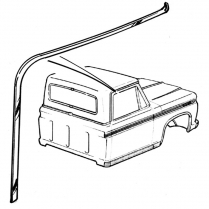 OS** ROOF DRIP RAIL MOULDING R