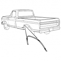 Wheel Opening Molding - 1973-79 Ford Truck, 1978-79 Ford Bronco