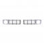 Grille Inserts - Plastic - Pair - Unpainted - 1976-77 Ford Truck