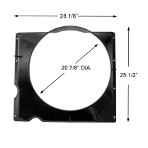 Fan Shroud - Radiator - 351, 400 - 1977-79 Ford Truck, 1978-79 Ford Bronco