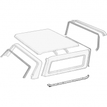 Removable Roof Side Panel Seals - 1978-79 Ford Bronco