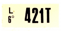 Decal - Engine Code - 428 CJ AT - 1969 Ford Car  