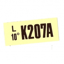 Decal - Engine Code - 351W 2V - 1970 Ford Car  