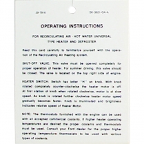 Tag - Recirculating Air