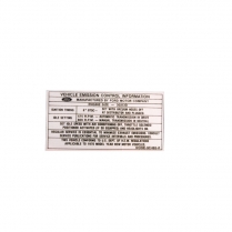 Decal - Emission - 302-2V MT - 1970 Ford Car  