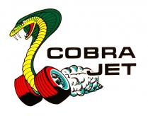 COBRA JET SNAKE WINDOW DECAL