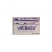 Decal - Emission - 429-4V AT - 1971 Ford Car  