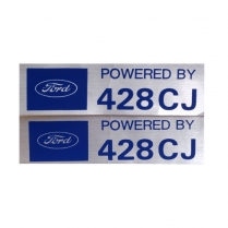 Decal - Valve Cover - Powered by 428CJ - Ford - 1966 Ford Car  