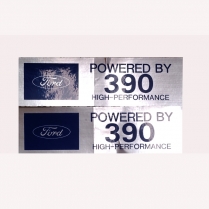 Decal - Valve Cover - Powered by 390 High Performance - Ford