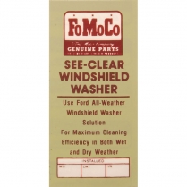 Decal - Windshield Washer Bracket - 1952-54 Ford Car  