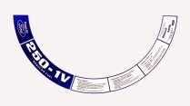 Decal - Air Cleaner - 250-1V - 1973 Ford Car  