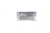 Decal - Emission - 429CJ AT/MT - 1970 Ford Car  