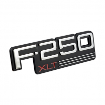 Name Plate - Front Fender - "F-250 XLT" - 1992-96 Ford Truck