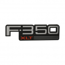 Name Plate - Front Fender - "F-350 XLT" - 1992-96 Ford Truck