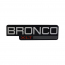 Name Plate - Front Fender "Bronco XLT" - 1992-96 Ford Bronco