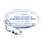 Key Chain - Blue Ford Script - Universal - Plastic back view