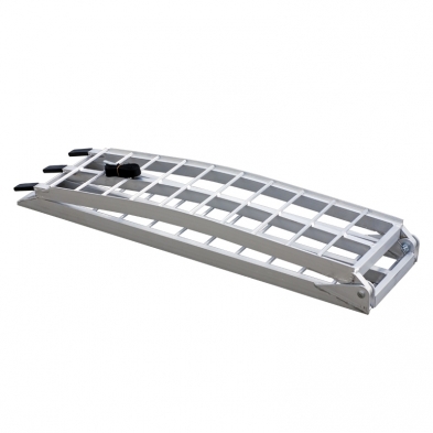 Folding Arched Aluminum Loading Ramp - 1936-65 Cushman Scooter 3/4 view
