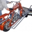Folding Arched Aluminum Loading Ramp - 1936-65 Cushman Scooter in use view