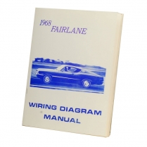 Book - Wiring Diagram Manual - Fairlane - 1968 Ford Car  